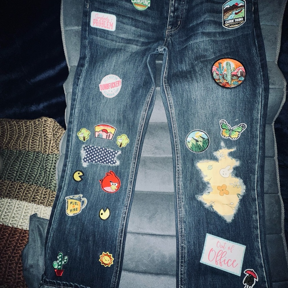 KanCan Blue Straight Leg Jeans Classic Fit